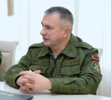 Председатель облисполкома Иван Крупко встретился с начальником Генштаба Вооруженных Сил Беларуси генерал-майором Павлом Муравейко и начальником управления теробороны Генштаба Вооруженных Сил Беларуси полковником Андреем Кравченко