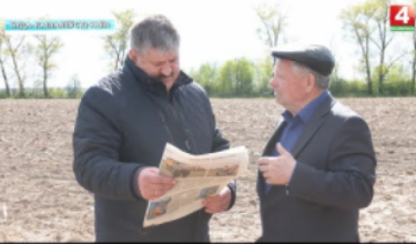 Геннадий Соловей посетил фермерское хозяйство в Буда-Кошелёвском районе