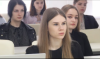 Намеснік міністра эканомікі Анжаліка Нікіціна сустрэлася з выкладчыкамі і студэнтамі ГДУ імя Францыска Скарыны
